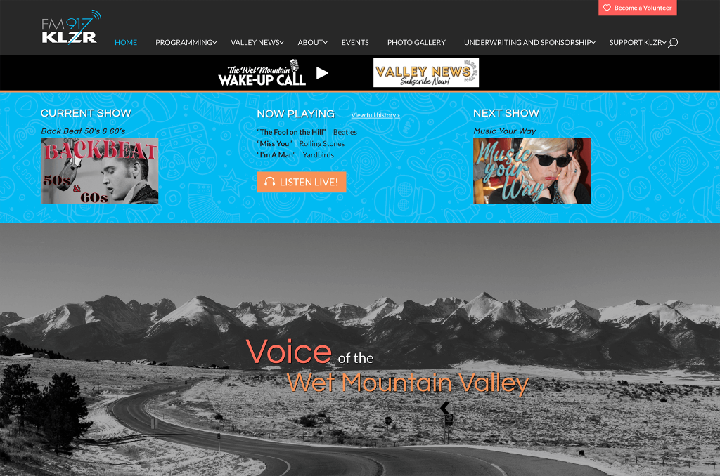 KLZR Radio Westcliffe, Colorado - Wet Mountain Valley
